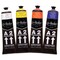 Chroma Atelier A2 Lightfast Heavy Body Acrylic Paints - Set of 4, Assorted Colors, 120 ml Tubes